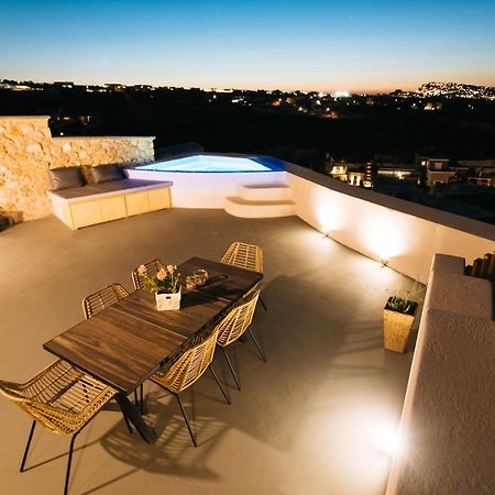 Amer Villa Santorini With Outdoor Hot Tub Vothon Exterior photo