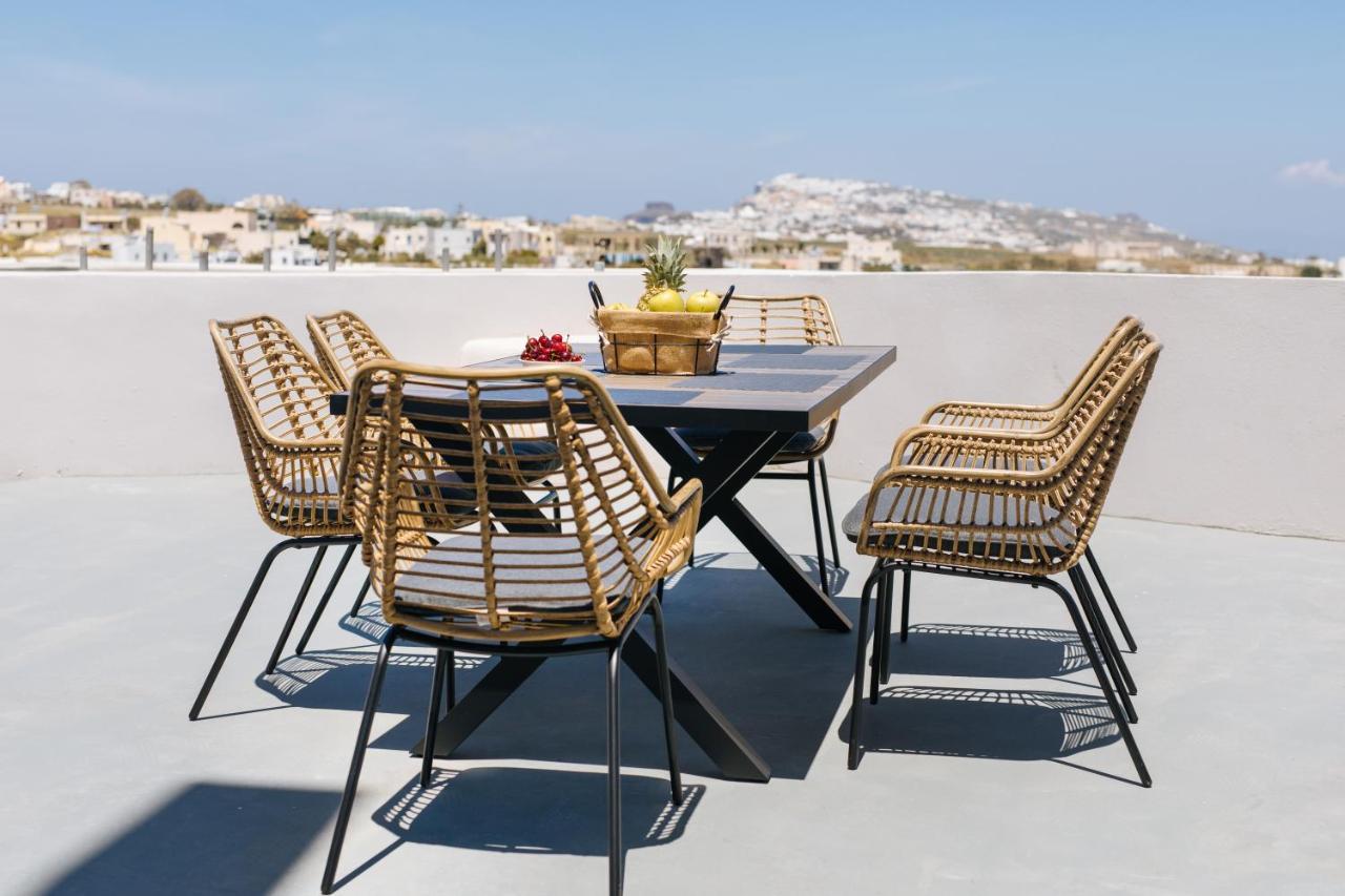 Amer Villa Santorini With Outdoor Hot Tub Vothon Exterior photo